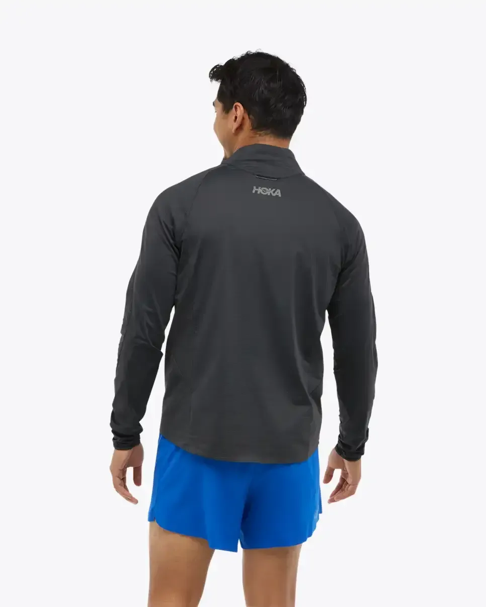 HOKA GlideTech Quarter Zip Black