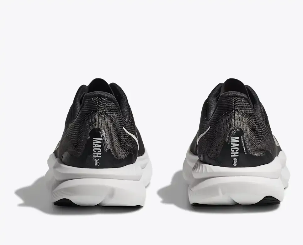 HOKA Mach 6 Black White