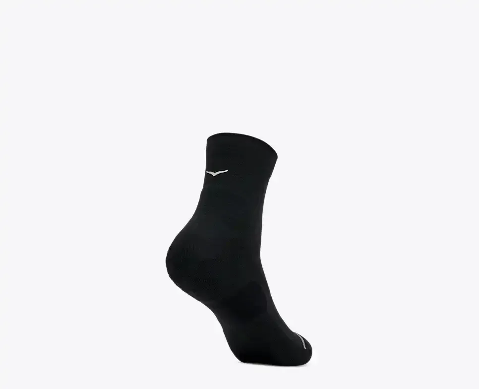 HOKA Quarter Run Sock Black