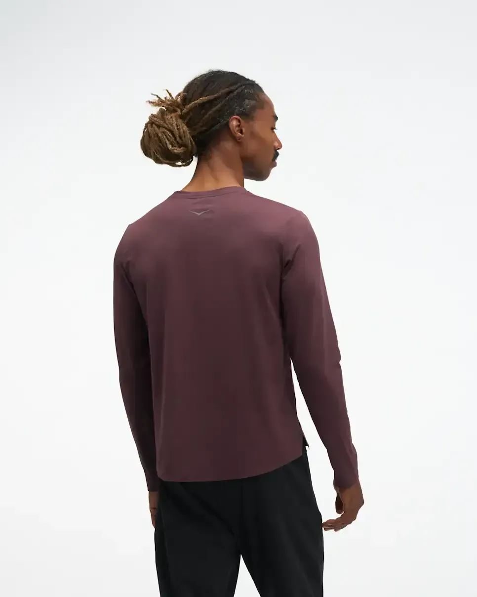HOKA EveryRun Long Sleeve Deep Mauve