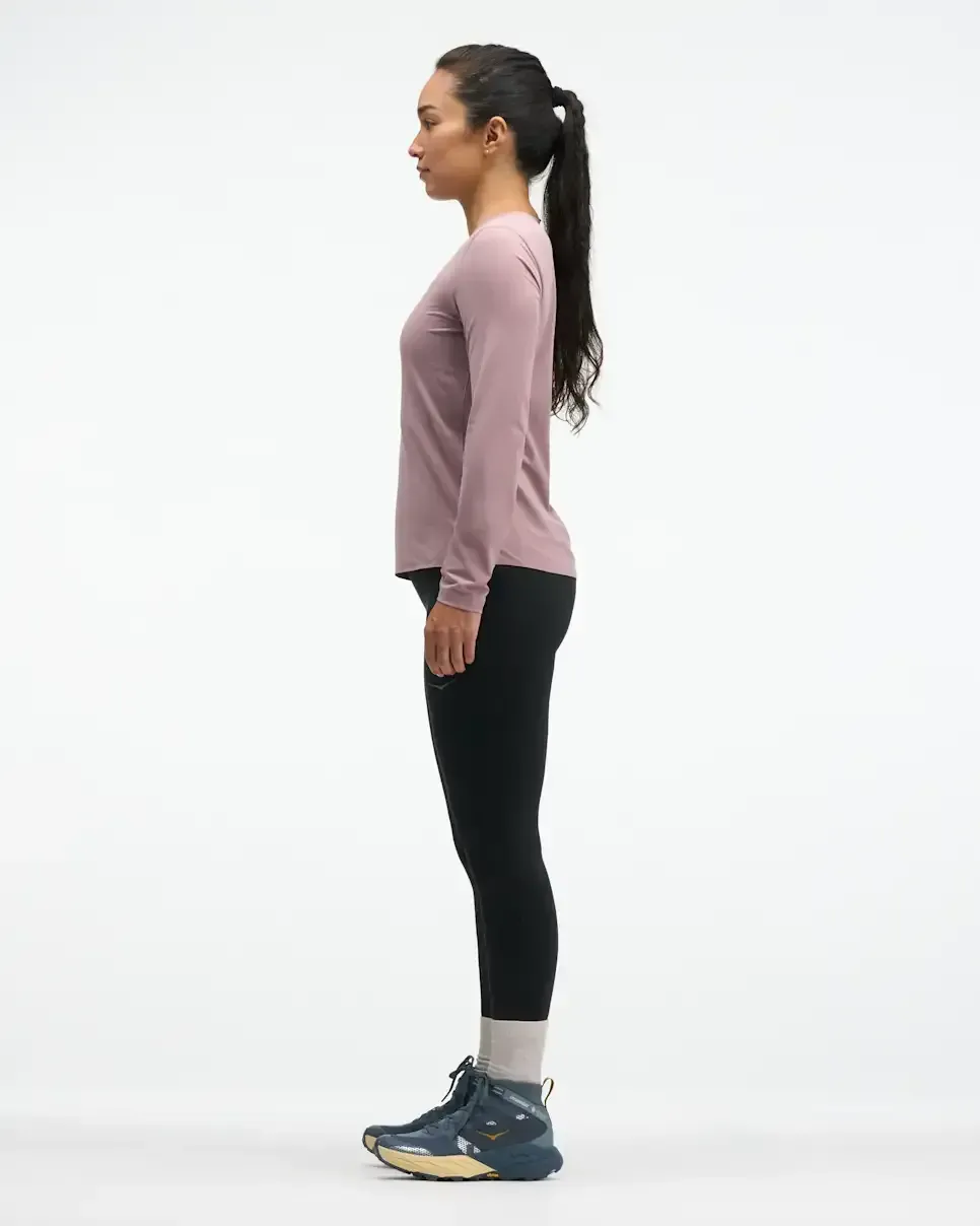 HOKA EveryRun Long Sleeve Quartzite (Women's)