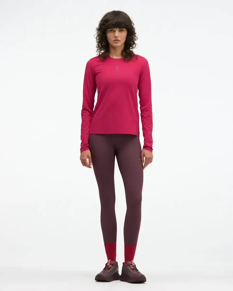 HOKA EveryRun Long Sleeve Red Agate (Women's)