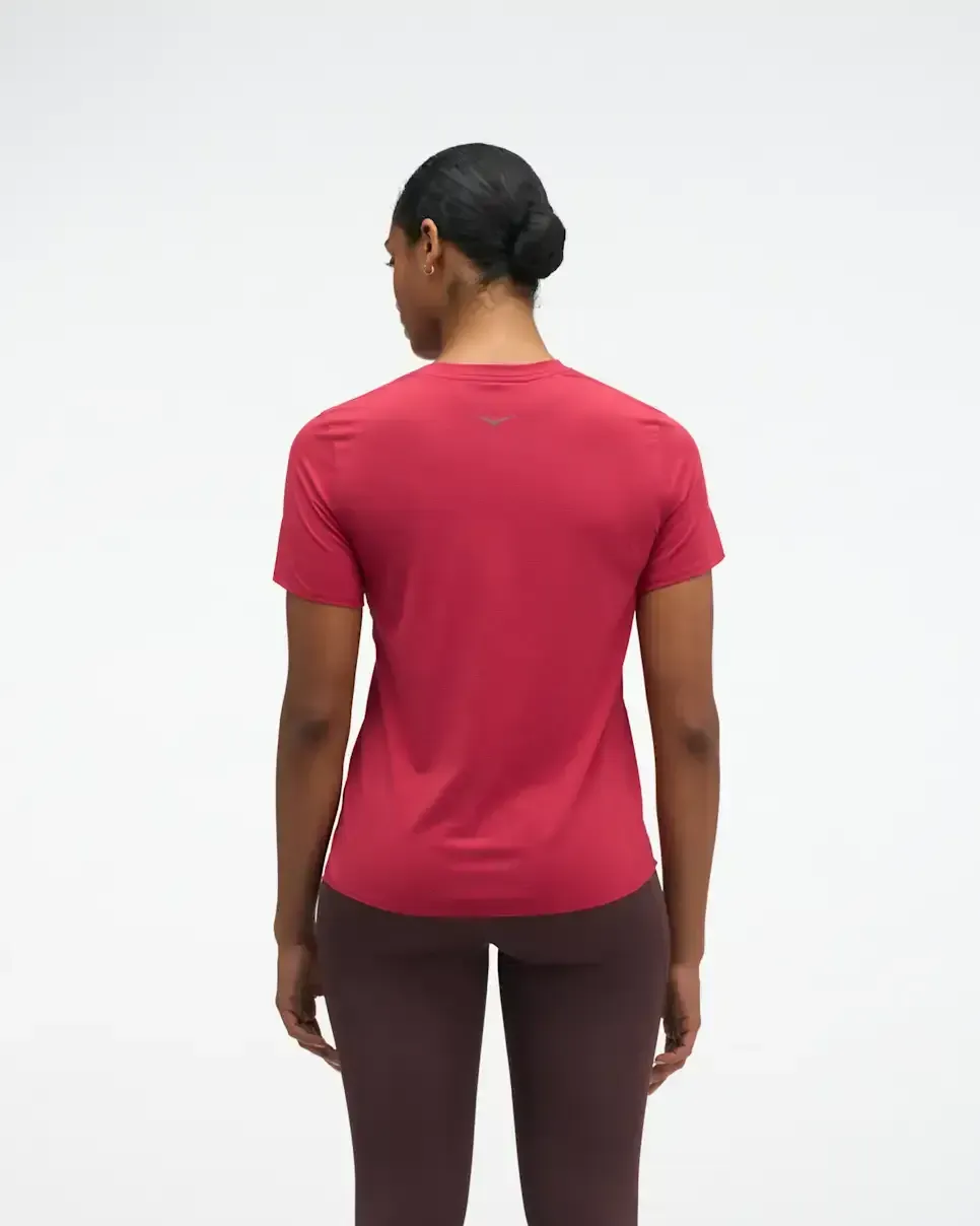 HOKA EveryRun Short Sleeve Red Agate (Women's)