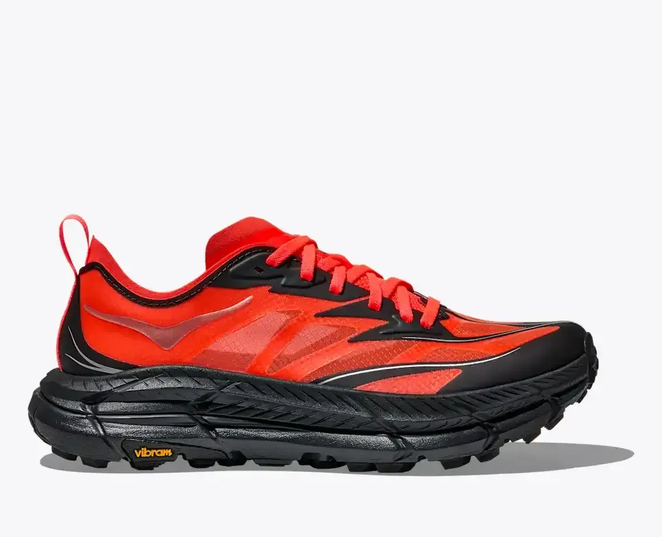 HOKA Mafate Speed 4 Lite Neon Flame Black